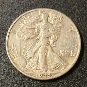 1944 Walking Liberty Half Dollar Coin